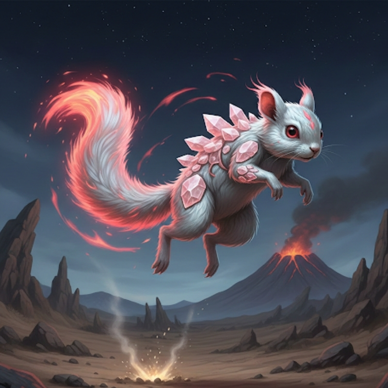 リチウム（Li）の元素キャラクター。活発で反応しやすい性質を表現