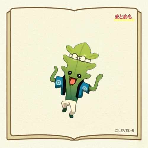 妖怪ウォッチ4++に登場する【ワカメくん】のイラスト（©LEVEL-5）
