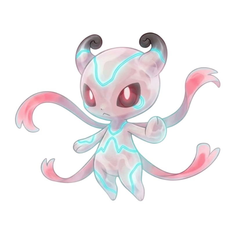 ネオン元素のキャラクター「はじまりのかたち」静かに光る小さな存在